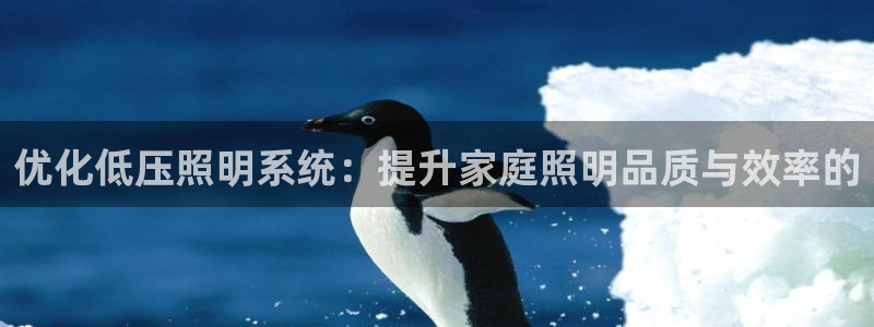 优化低压照明系统：提升家庭照明品质与效率